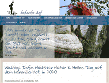 Tablet Screenshot of habondia.de